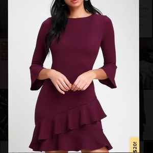 LULU’S Plum Dress XL